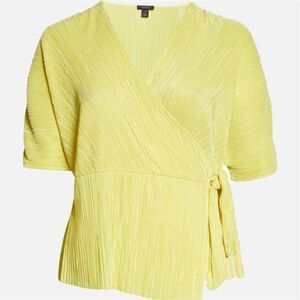 Halogen / Plisse’ Wrap Top